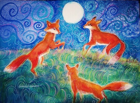 Foxes Dance for Joy